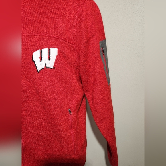 Wisconsin Badgers NCAA 58 Sports Men’s Full-Zip Fleece Jacket - Picture 4 of 7
